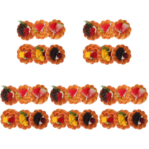 5Ensembles Pain Simulation PU Orange Accessoire Décor Restaurant