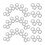 120Pièces Connecteurs 8 Figure En Inoxydable Argent 6