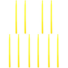 5Paren Gele Nylon Drumsticks Lange Grip Voor Professionele Drummers