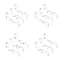 24Pairs Breathable Clear Protective Eyeglasses for Lab and Factory