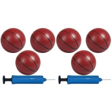 6Stk Aufblasbarer Mini Basketball Aus PVC, Kinder Spielzeug,
