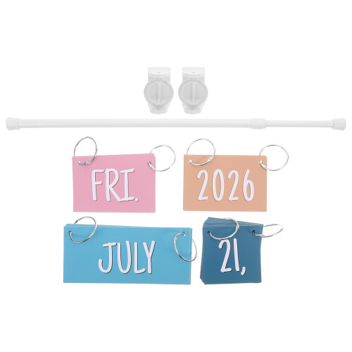 4Sets Boho Flip Calendar Bulletin Board for Classroom Decor 1