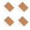 4Sets Multi-Color Cork Notice Board - Wood Frame Standing Memo Display 8