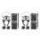 2Ensembles Ensemble Costume Oreilles Et Queue 2