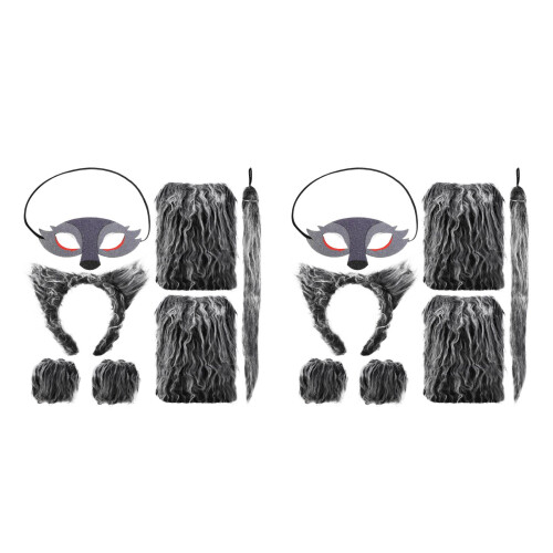 2Ensembles Ensemble Costume Oreilles Et Queue 1