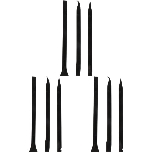 9Pcs Black Plastic Double-End Crowbars for Phone Laptop Repair Tools 1