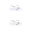 2Sets Ergonomic Gaming Keyboard Mouse White Rgb Backlit Waterproof 7