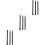 9Pcs Black Plastic Double-End Crowbars for Phone Laptop Repair Tools 5