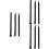 9Pcs Black Plastic Double-End Crowbars for Phone Laptop Repair Tools 6