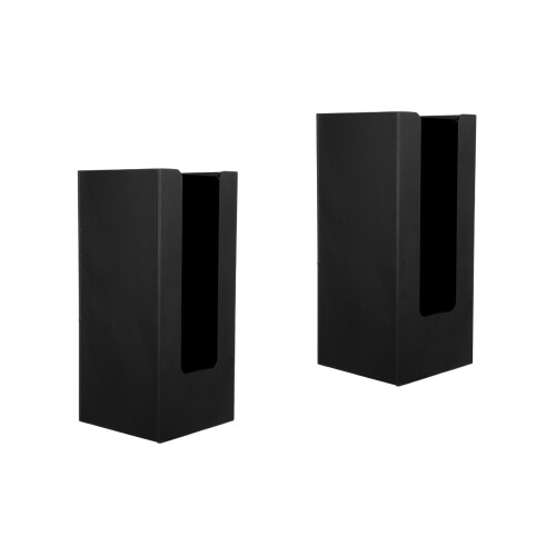 2Pièces Distributeur De En Papier Noir Pour Usage 2