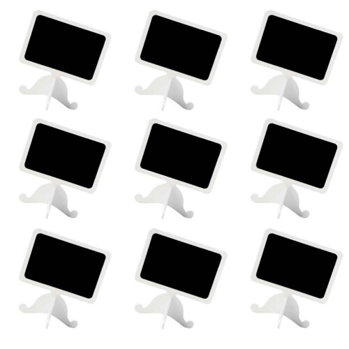100Pièces Mini Ardoise Bois Colorée Stable Pour Bureau Commerce 1