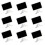 100Pièces Mini Ardoise Bois Colorée Stable Pour Bureau Commerce 3