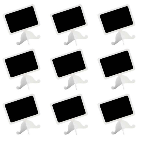 100Pièces Mini Ardoise Bois Colorée Stable Pour Bureau Commerce 2