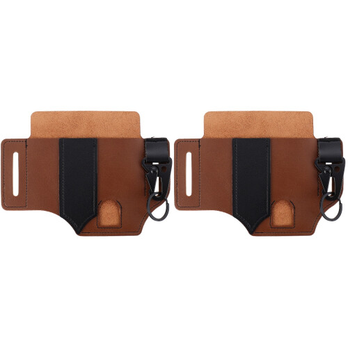 2Pièces - Ceinture Cuir Rangement Portable 1
