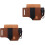 2Pièces - Ceinture Cuir Rangement Portable 3