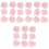 3Pcs Pink Crystal Stone Collection Decorative Ornaments for Tables 4