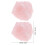 3Pcs Pink Crystal Stone Collection Decorative Ornaments for Tables 11