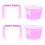 4Ensembles Accessoires Enfant Décor Rose Panier Manchons 10