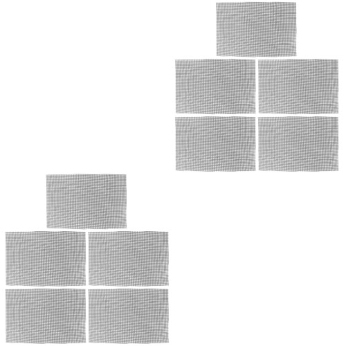 10Pcs Reusable Black Flower Pot Mesh Pads Plastic Drainage 1