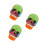 3St Plastic Schedelmodel Met Kleuren Leerhulpmiddelen 7