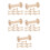 40Pcs Wood Empty Bobbins for Embroidery and Wire Weaving DIY Projects 7