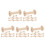 40Pcs Wood Empty Bobbins for Embroidery and Wire Weaving DIY Projects 8