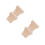 4Pcs Rustic Light Yellow Wood Corbels Decorative Brackets for Shelves 6