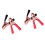 4Pcs Battery Clippers for Circuit Connect Use Assorted Color Durable 5
