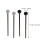 16Pairs Assorted Color Percussion Drum Mallets Wood Handle Rubber Tips 4