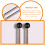 16Pairs Assorted Color Percussion Drum Mallets Wood Handle Rubber Tips 10
