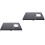 2Pcs Portable Folding Table Mini Camping Table Black Steel Outdoor Use 5