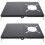 2Pcs Portable Folding Table Mini Camping Table Black Steel Outdoor Use 6