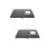 2Pcs Portable Folding Table Mini Camping Table Black Steel Outdoor Use 8