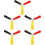 5Pcs Eva Multicolor Reaction Speed and Focus Improving Training Sticks 7
