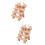 2Pcs Wooden Thread Holder 12-Spool Folding Rack Beige Sewing Organizer 8