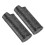 2 Pcs Zinc Alloy Lighter Case, Black Floral 1