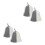 4Pcs Practical Felt Sauna Hats Water Absorbing for Sauna Use 9