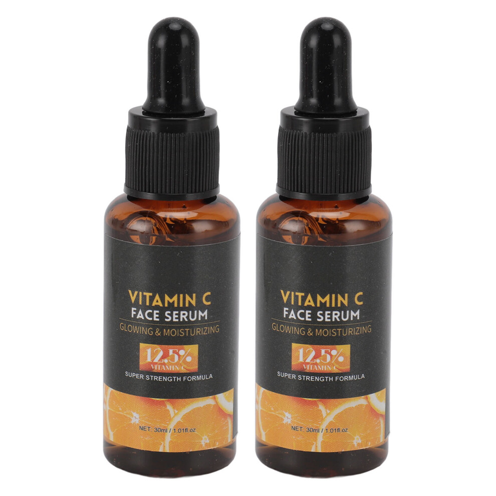 2pcs 30ml Organic Vitamin C Face Serum - Moisturizer, Anti-Aging & Fade Fine Lines