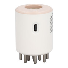 Applicateur d'huile essentielle pour cheveux 15 mL, vibration, 7 dents, design compact