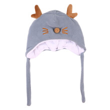 2Pièces Bonnet Coton Bébé Hiver Oreilles Et