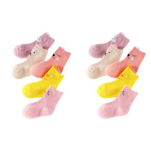 10Paires Longues Coton Motif Mouton Respirantes