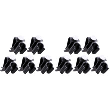 10Pièces Clip Fixe Putter Noir Accessoire Golf Support Sac Fiable