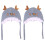 2Pièces Bonnet Coton Bébé Hiver Oreilles Et 2