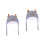 2Pièces Bonnet Coton Bébé Hiver Oreilles Et 4