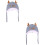 2Pièces Bonnet Coton Bébé Hiver Oreilles Et 6