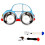 2Ensembles Assiettes Bébé Acier Cartoons Fourchette 9
