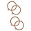 4Pièces Cercles Embroidery Outils PP Imitation Bois Usage Multis 7