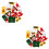 38Pièces Mini Panneaux ABS Multicolores Jouets Routière 7