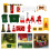 38Pièces Mini Panneaux ABS Multicolores Jouets Routière 11