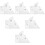 6Ensembles Gabarits Maîtrise Couture Transparent Pour 8